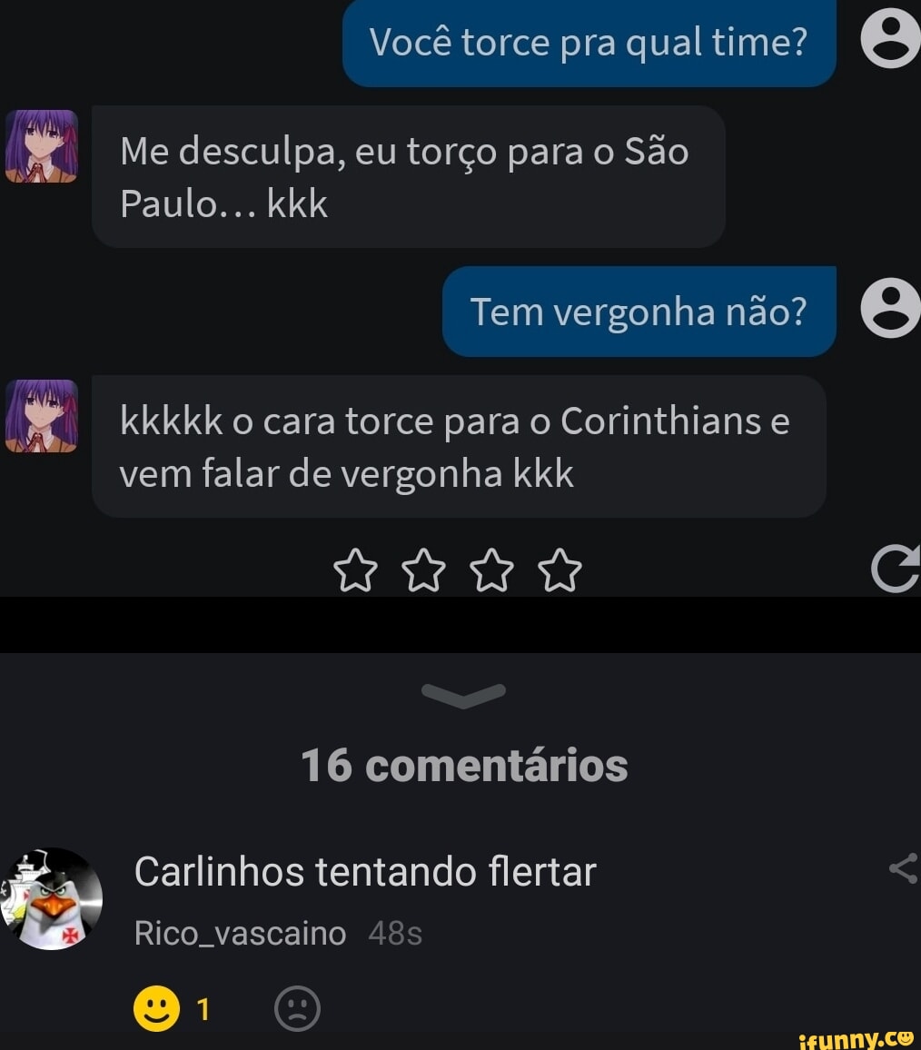 Corinthians time que eu torço, o melhor time do Brasil .