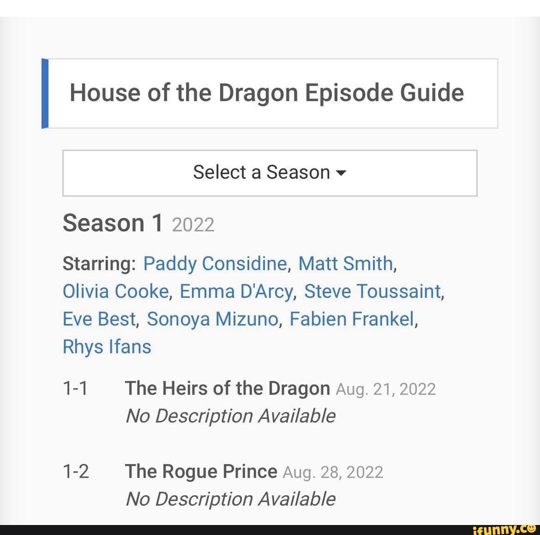 House of The Dragons: Paddy Considine, Matt Smith e Olivia Cooke
