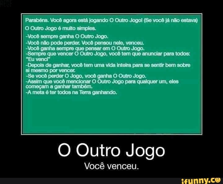 Vamos Jogar Um Jogo? (@VoceEstaNoJogo) / X