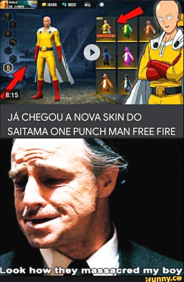 One punch man go to supermarket - Nova Skin