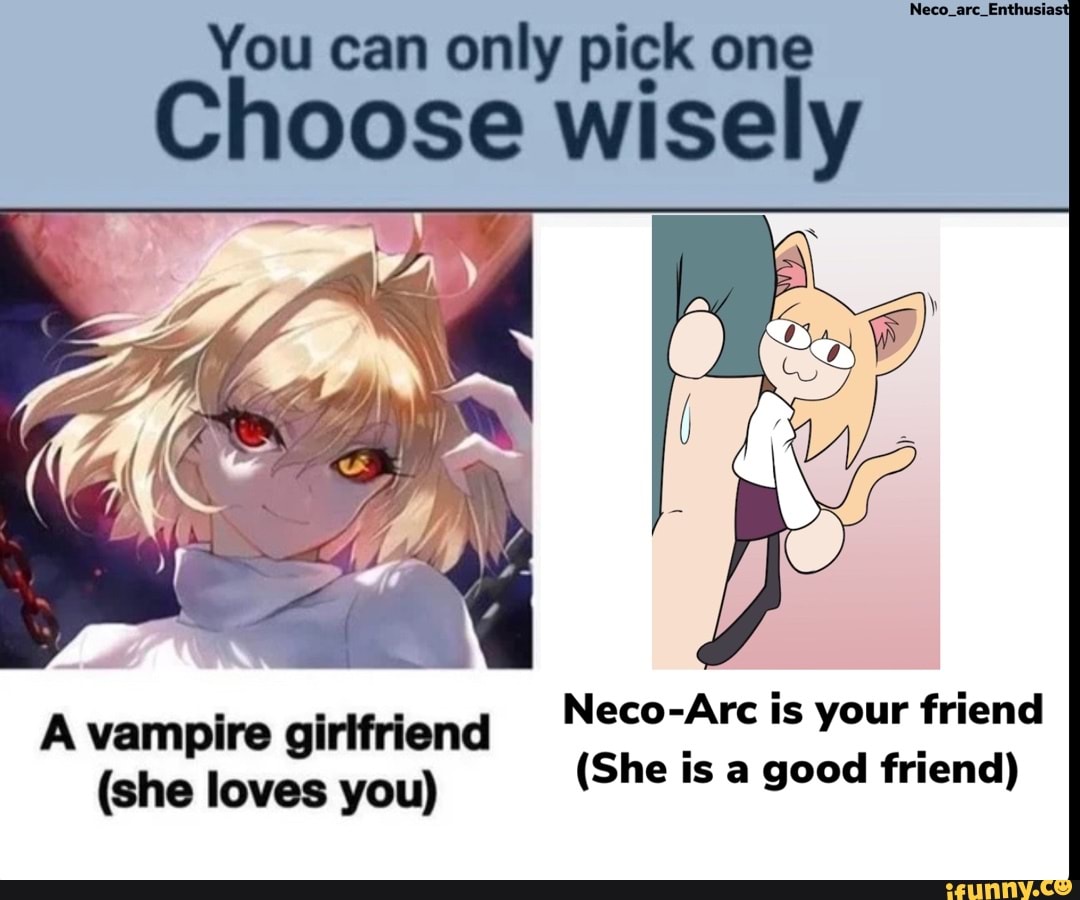 Meeting your vampire gf for the first time or Got your cross and garlic, scaredy  cat? VS When you get to know her - iFunny