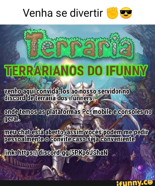 Venha para o servido do Discord do iFunny BR, OFICIAL! Estamos