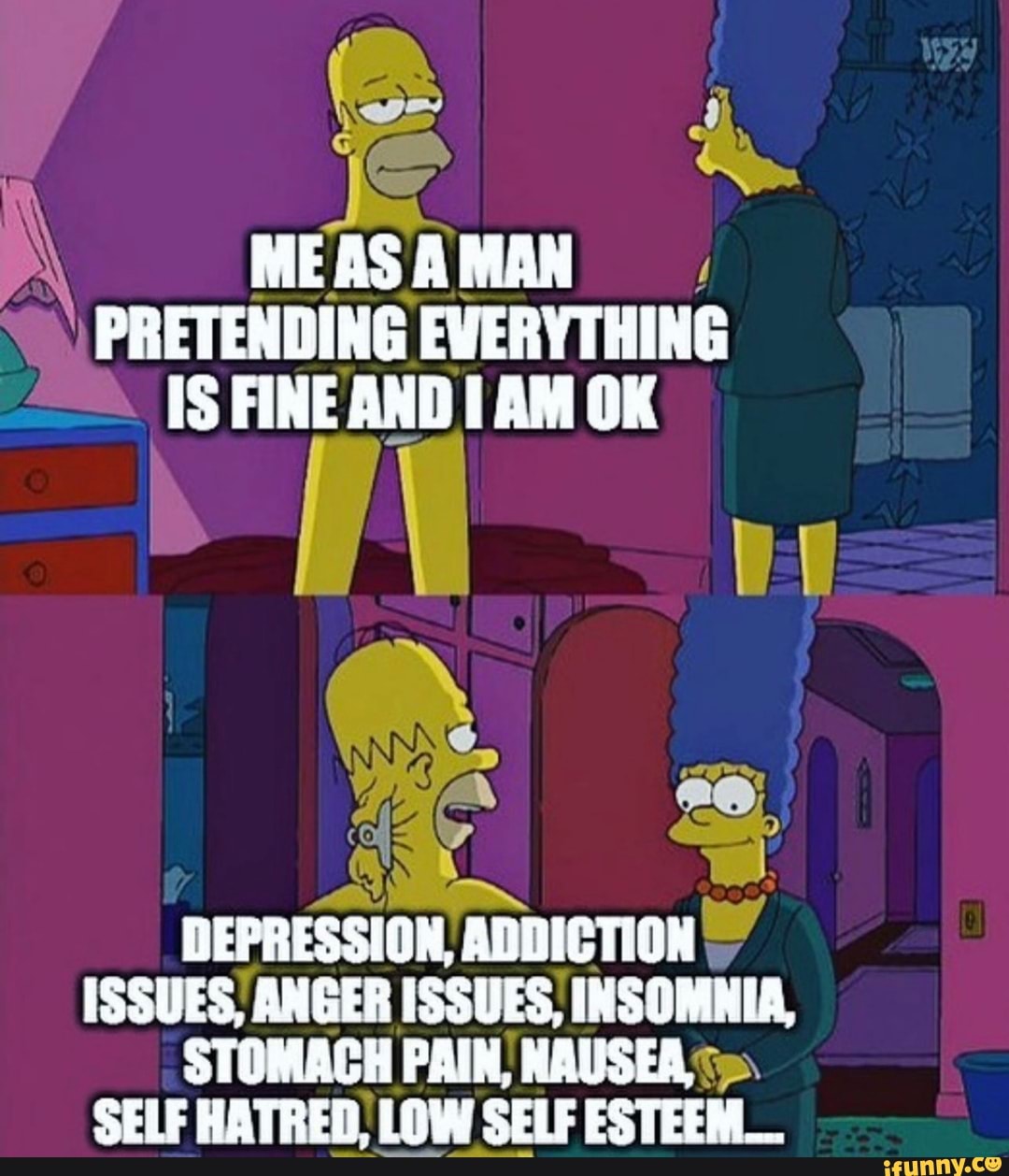 The anxiety of pretending to be okay. : r/anxietymemes