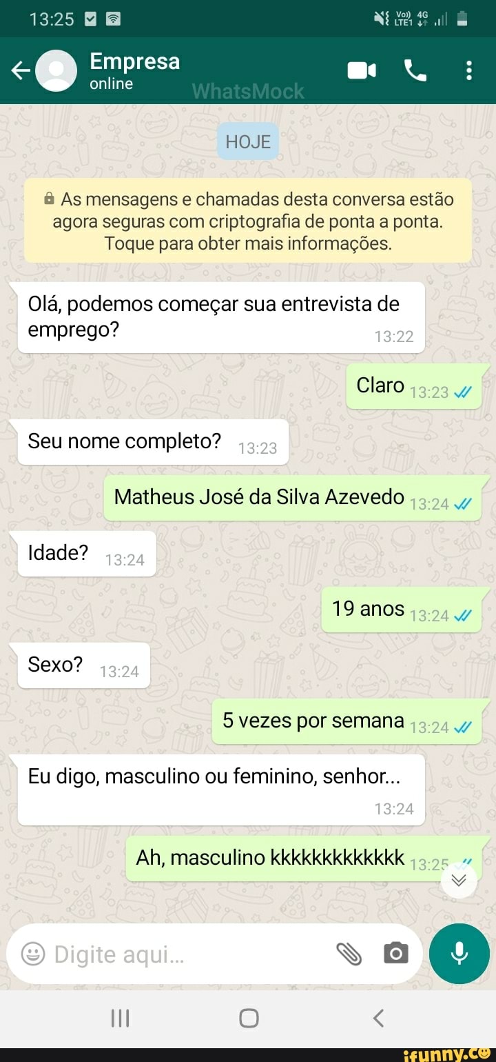 Empresa online HOJE As mensagens e chamadas desta conversa estão agora  seguras com criptografia de ponta