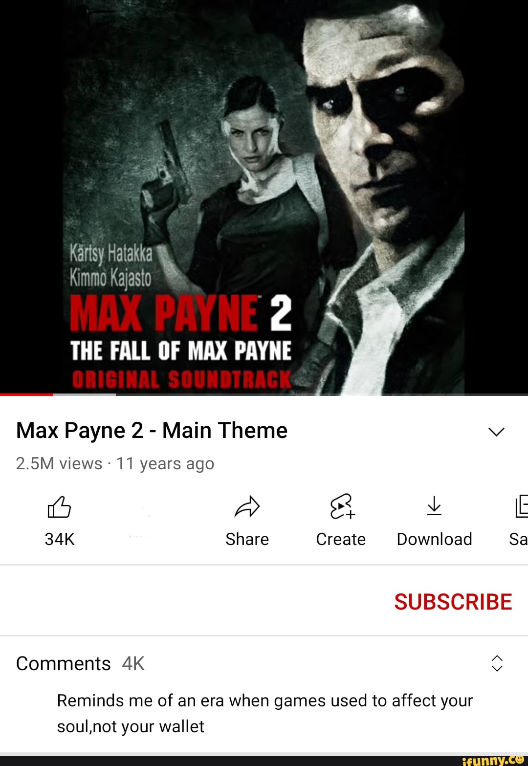 Kartsy Hatakka Kimmo Kajasto MAX PRYNE THE FALL OF MAX PAYNE ORIGINAL  SOUNDTRACK Max Payne 2 -