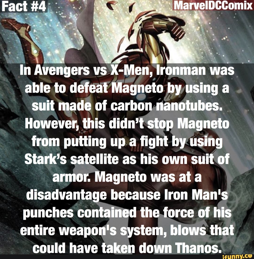 ironman vs magneto