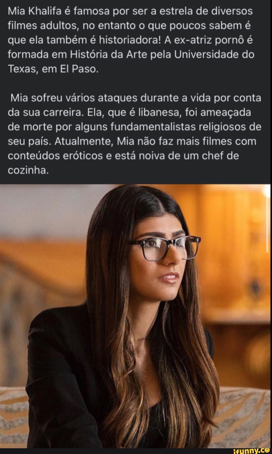 Mia Khalifa é famosa por ser a estrela de diversos filmes adultos, no  entanto o que