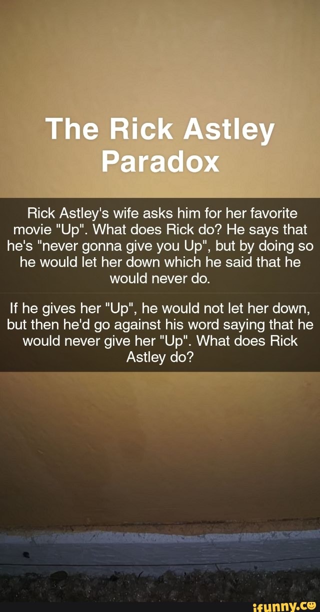 The Astley Paradox, Rickroll