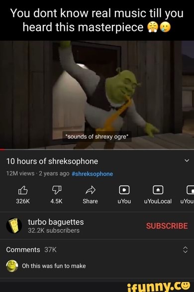 Shreksophone memes. Best Collection of funny Shreksophone pictures