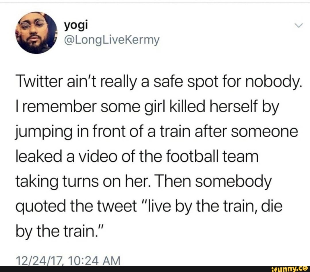 ppinktulip I JUST FOUND OUT WHAT RAIL ME MEANS. I THOUGHT IT MEANT I'LL  HIT YOU WITH A TRAIN. I'VE BEEN GOING AROUND TELLING PEOPLE SHUT UP OR  I'LL RAIL YOU… in