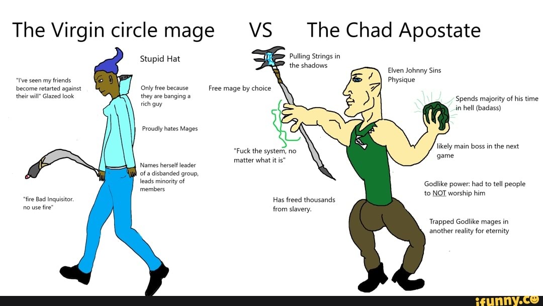 virgin tech priest chad bonesinger meme template by IlandrikOfIl-Kaithe on  DeviantArt