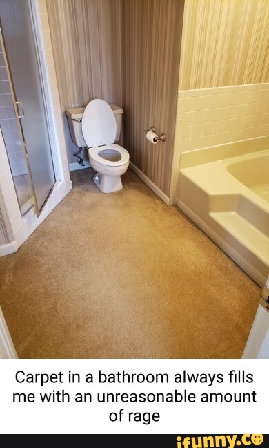 Carpet in bathrooms : r/mildlyinfuriating