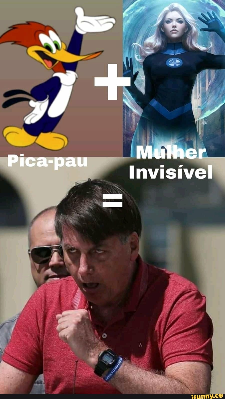 Mulher Pica-pau Invisível - iFunny Brazil