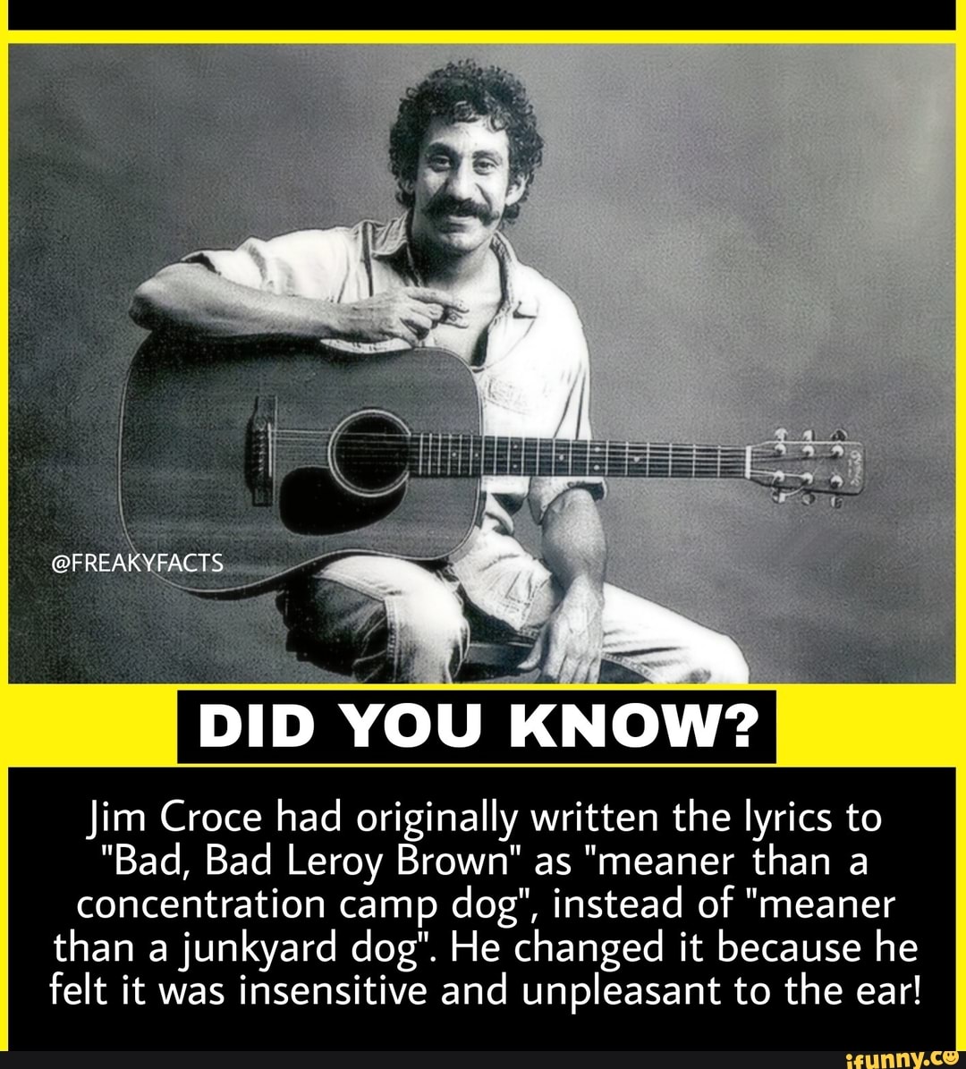 Lyrics — Jim Croce