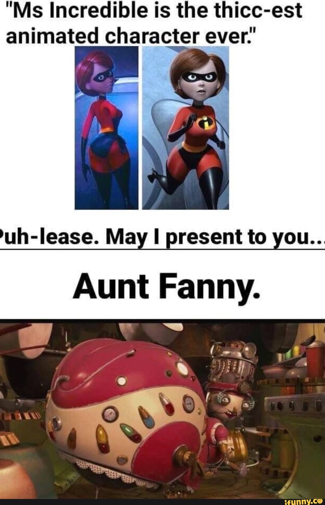 Ms Incredible is the thicc-est animated character ever.