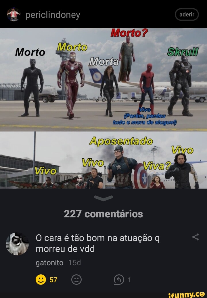 Morto memes. Best Collection of funny Morto pictures on iFunny Brazil