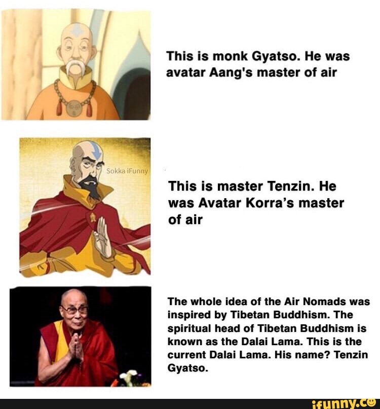 This Is Monk Gyatso He Was Avatar Aangs Master Of Air This Is Master