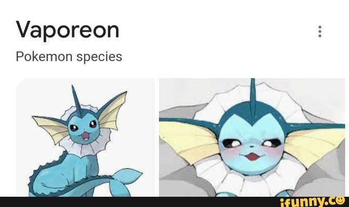 Pokemon Vaporeon Eevee - EEVEE EVOLUTION TREE - iFunny Brazil