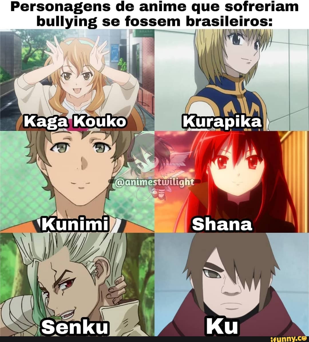 Personagens de anime que ganharam outro nome no Brasil