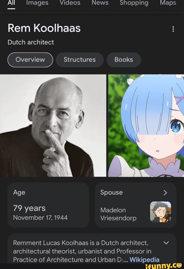 All Images Videos News shopping Maps Rem Koolhaas : Dutch architect ...