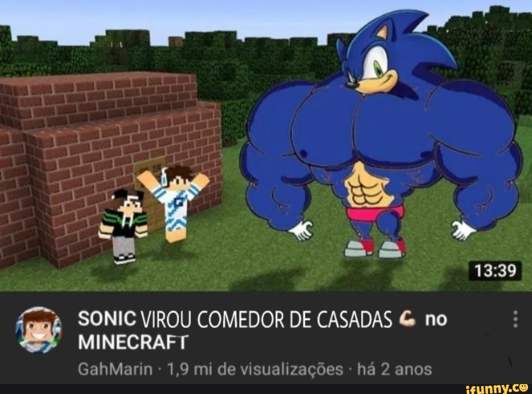 S 13:39 Ácuai SONIC VIROU COMEDOR DE CASADAS no gay MINECRAFT 1,9 mi de  visualizações há 2 anos - iFunny Brazil