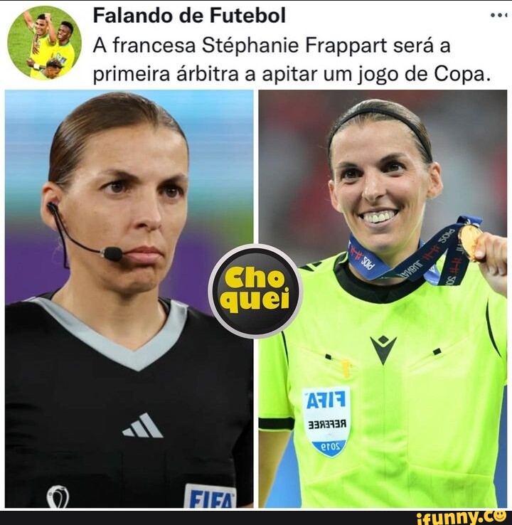 A francesa Stéphanie Frappart, - Doentes por Futebol