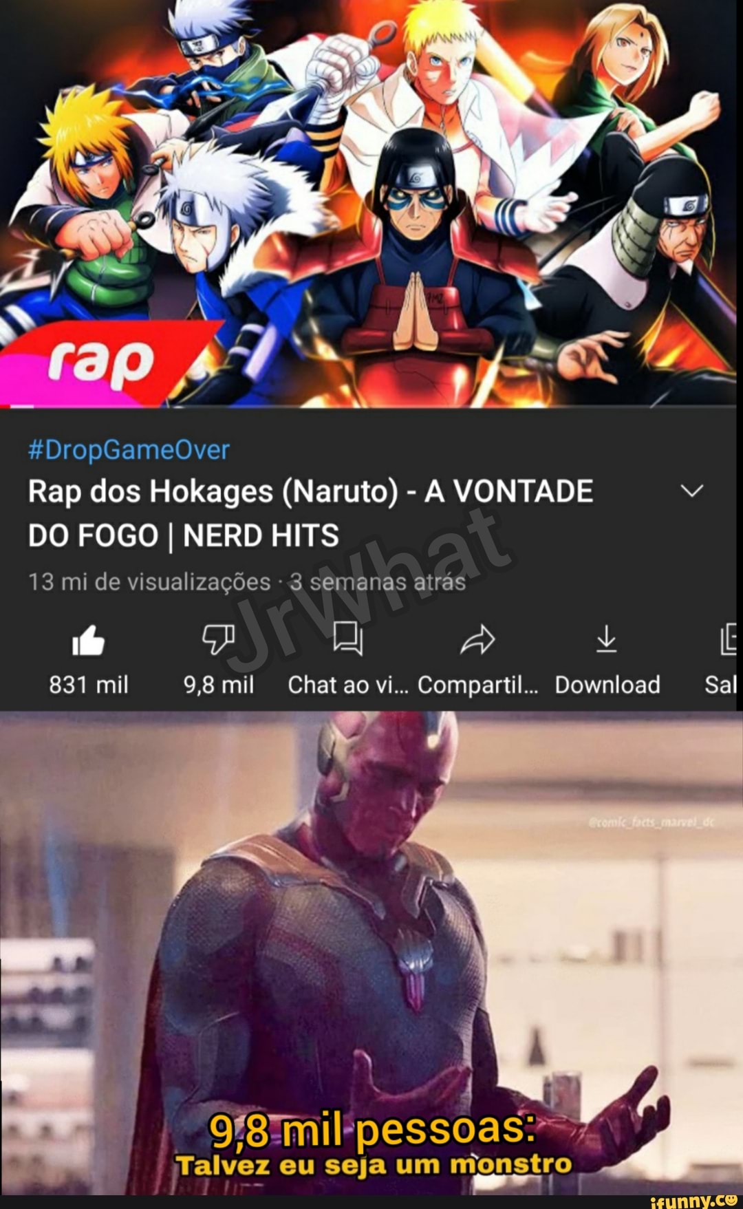 Rap dos Hokages (Naruto) - A VONTADE DO FOGO