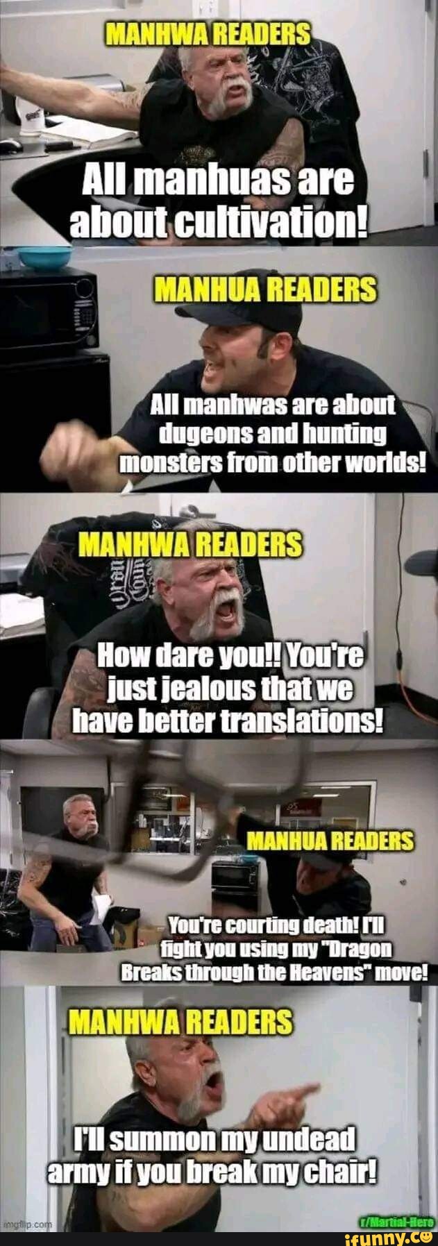 Postando Mangás, Manhwas Manhuas Do Gênero Isekai 83.5 - iFunny Brazil