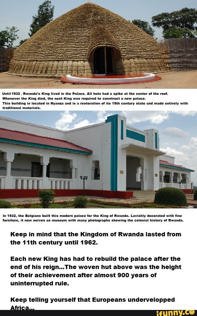 Colonization Of Rwanda In 1932, the Belgians built this modern palace for the King of Rwanda ...