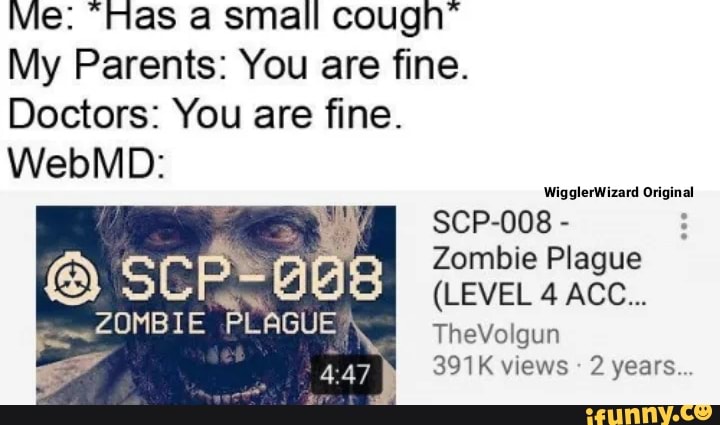 The ORIGINAL zombie virus (SCP-008) 