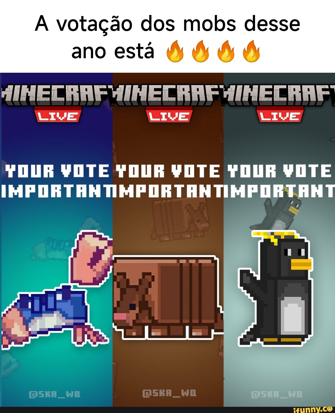 tatu minecraft mob vote