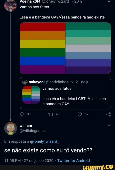 Bandeira gay  Memes hilários, Lgbtq, Foto e video