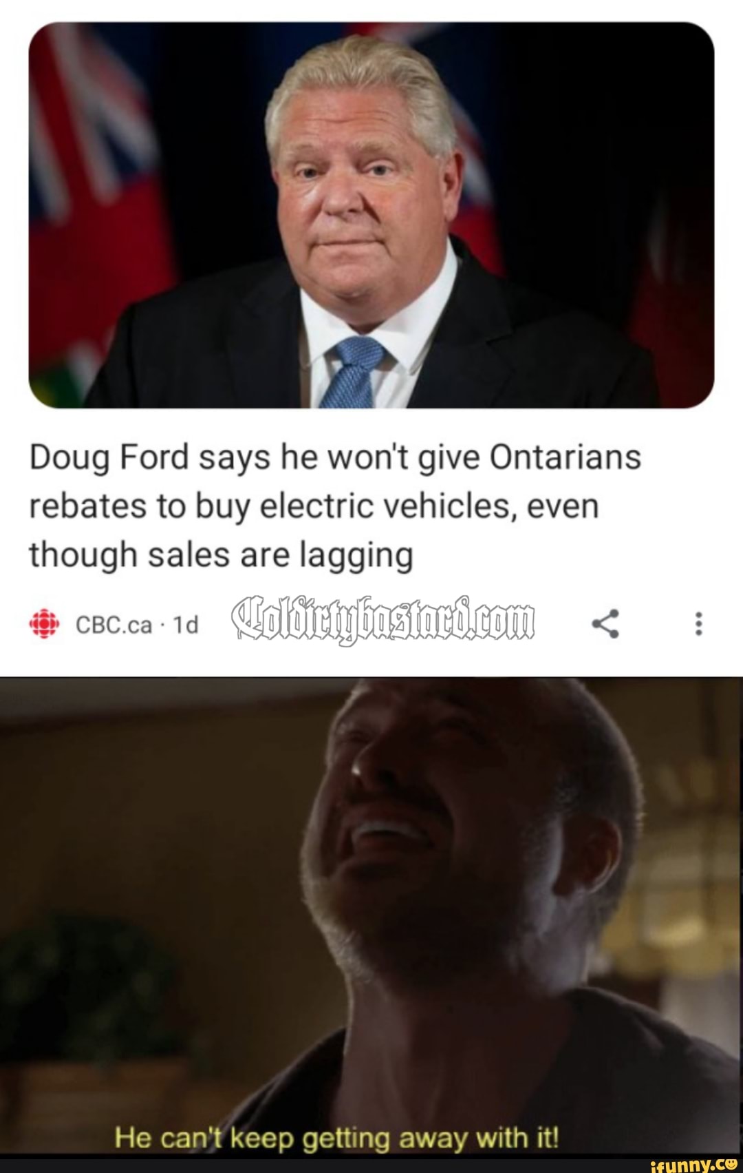 Doug Ford says he wont give Ontarians rebates to buy electric vehicles