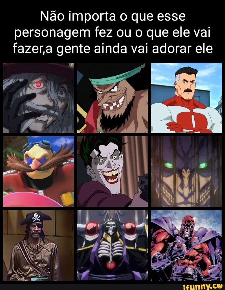 PERSONAGENS QUE CONSEGUEM LER OS PONEGLYPHS - iFunny Brazil