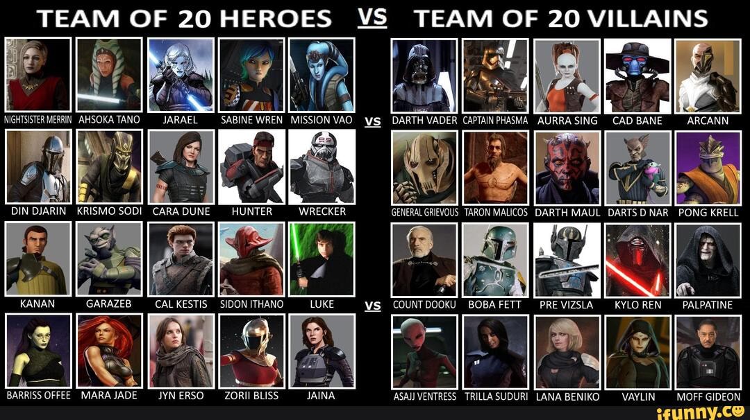 Star Wars: Heroes vs Villains - Roblox