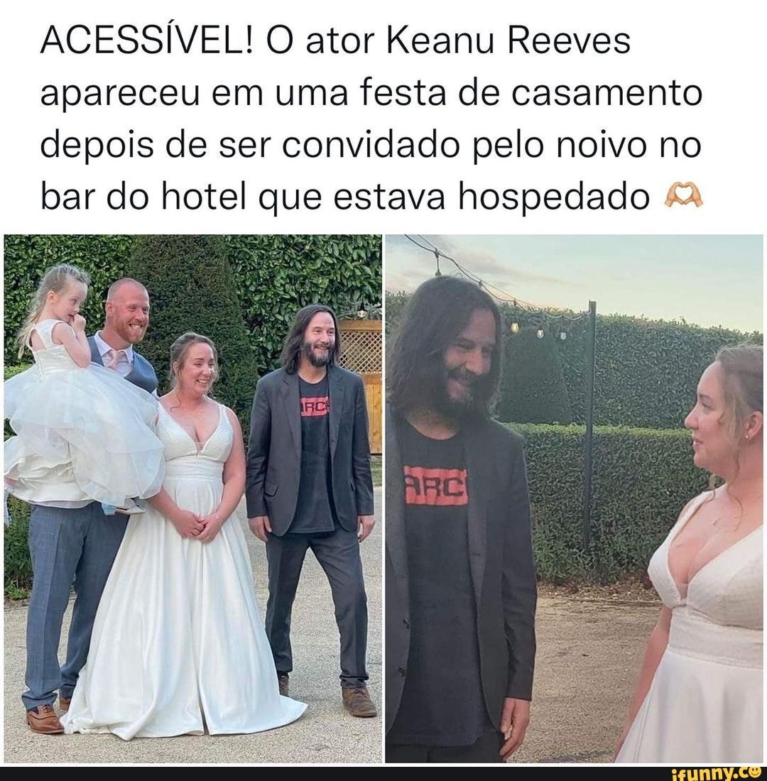 Keanu Reeves Marcou Presença No Casamento De Estranhos Na Segunda Feira