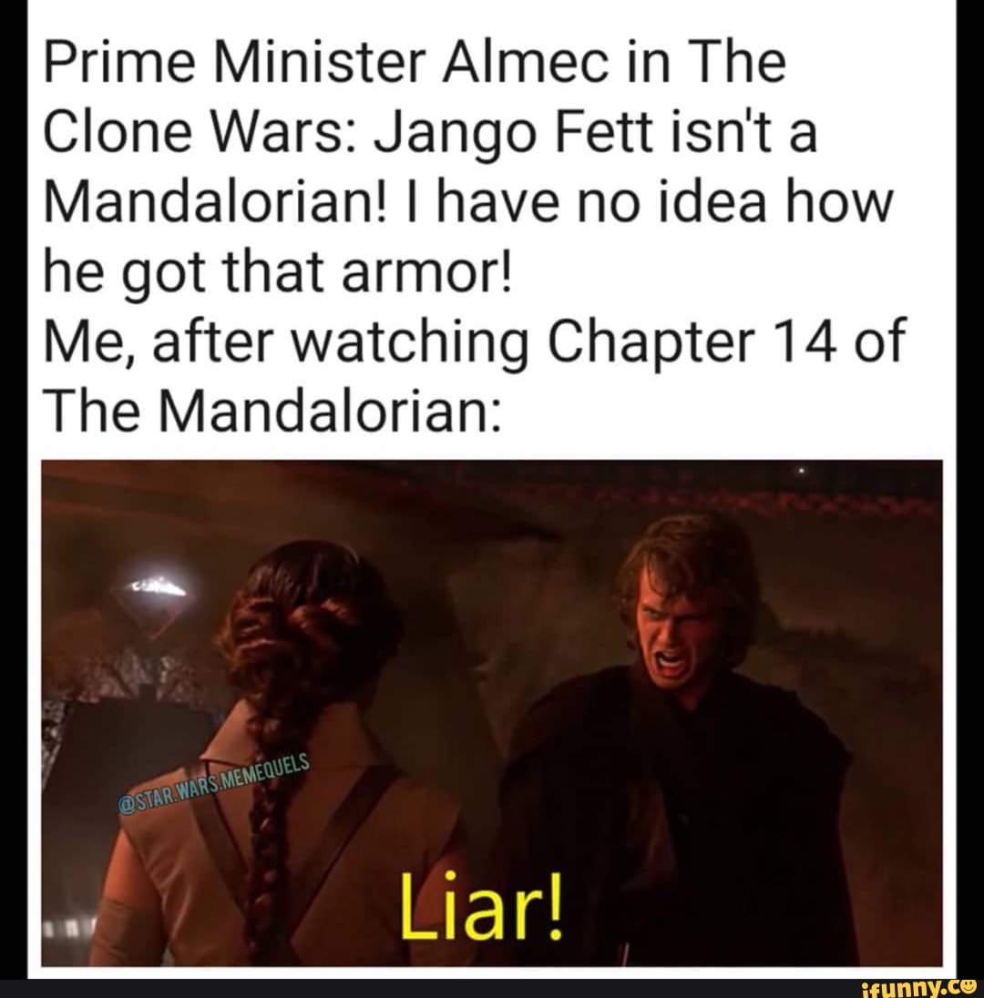 Prime Minister Almec in The Clone Wars: Jango Fett isn't a Mandalorian ...