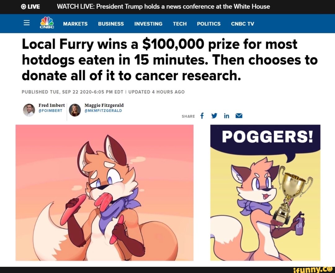 LIVE WATCH LIVE: President Trump holds a news conference at the White House  Local Furry wins