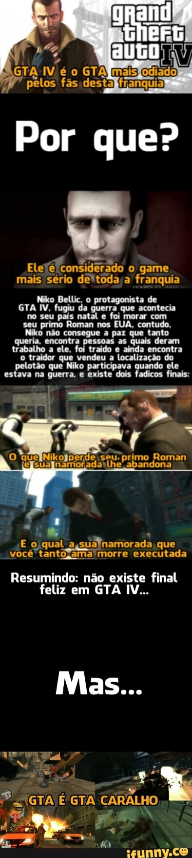 A TRISTE HISTÓRIA DE NIKO BELLIC 