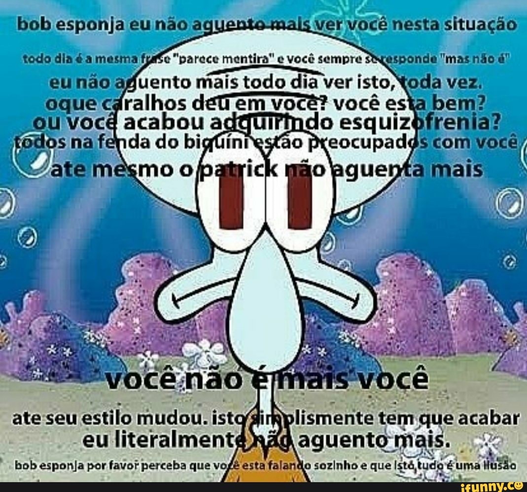 Um dia como Bob esponja