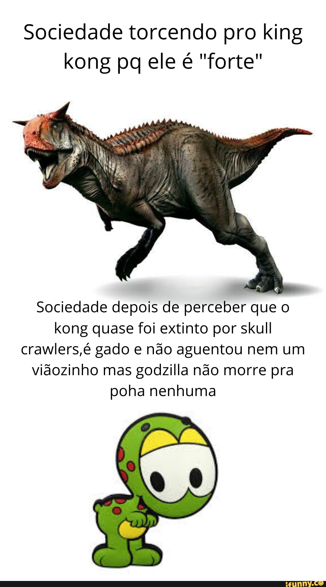 O PAI DO GODZILLA SE CHAMA GODZILLA EARTH ELE CRESCEU TANTO QUE QUE  ALCANÇOU OS 300 METROS. - iFunny Brazil