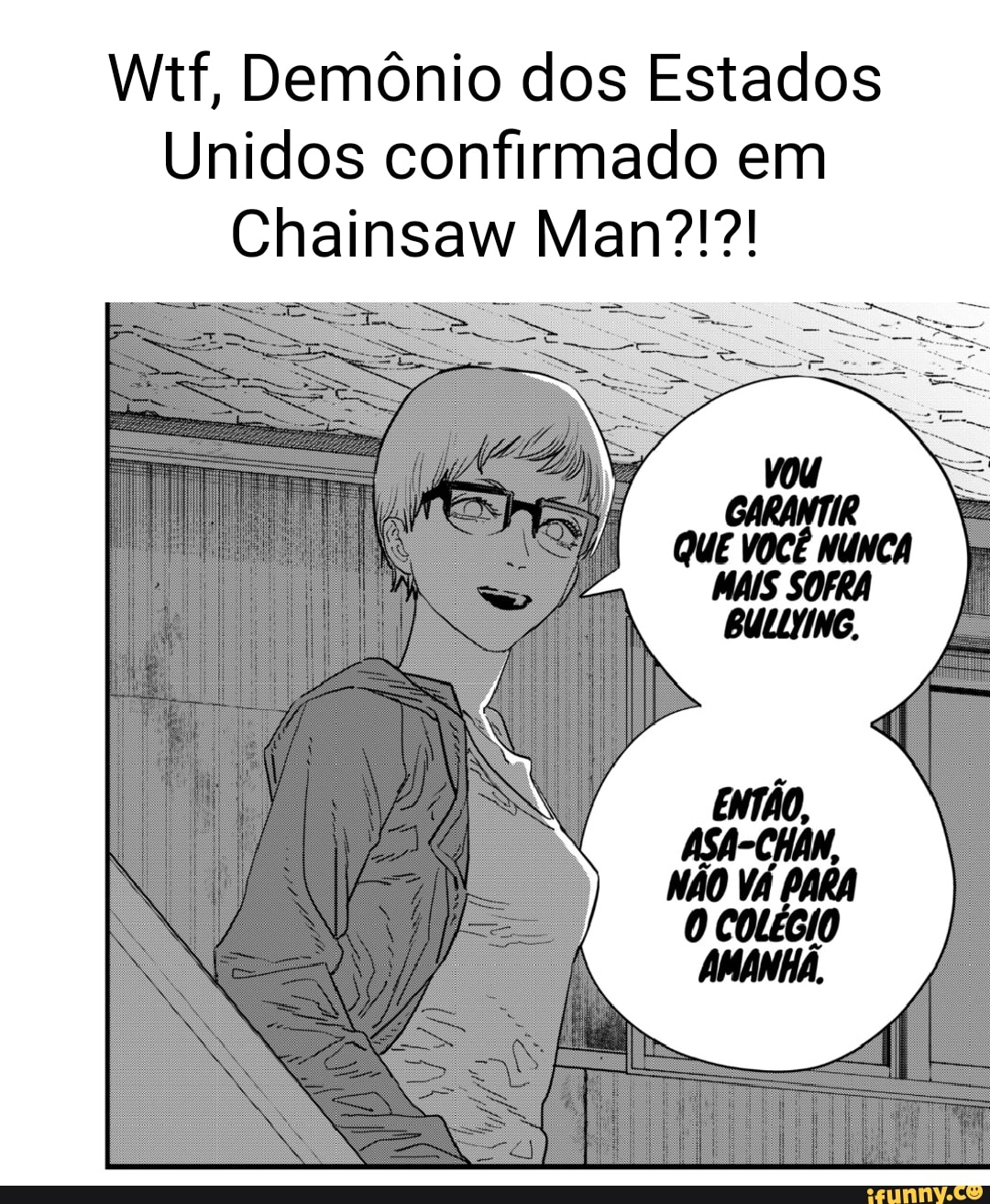 Wtf, Demônio dos Estados Unidos confirmado em Chainsaw Man?!?! - iFunny  Brazil