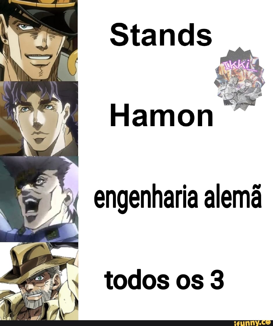 Os Stands mais fortes de JOJO - iFunny Brazil