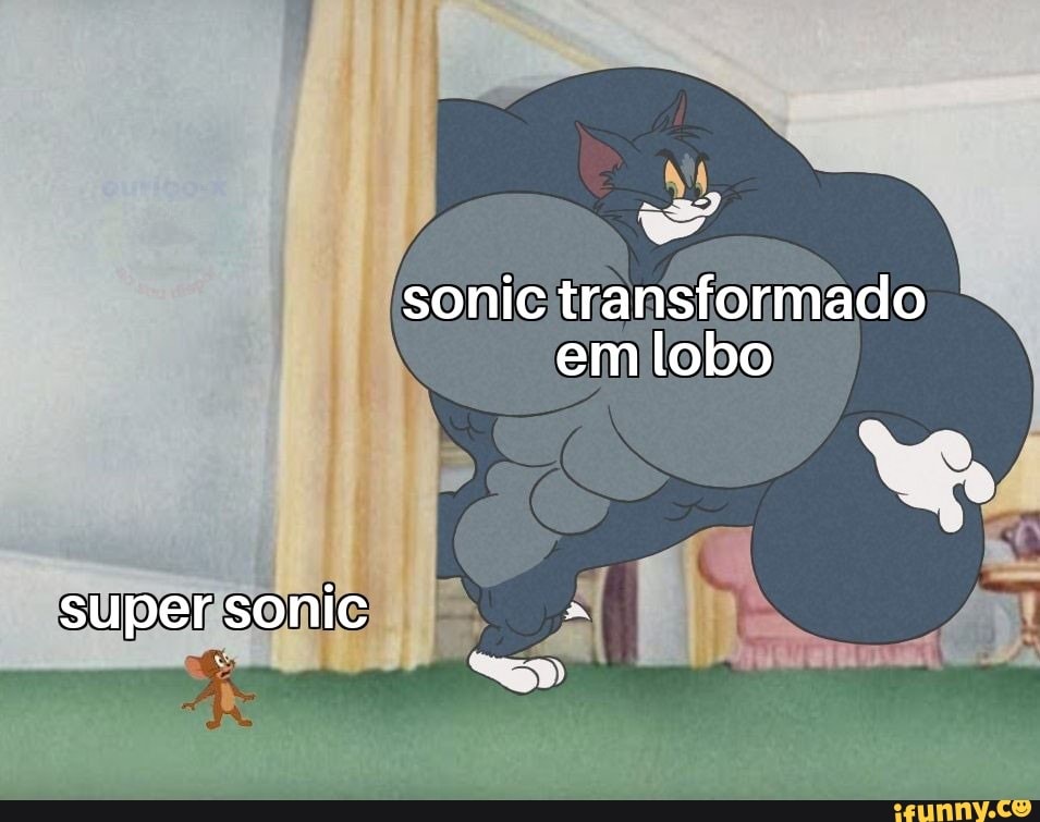 Sonic transformado em lobo super sonic - iFunny Brazil