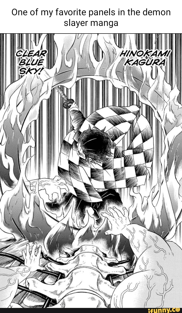demon slayer manga panel