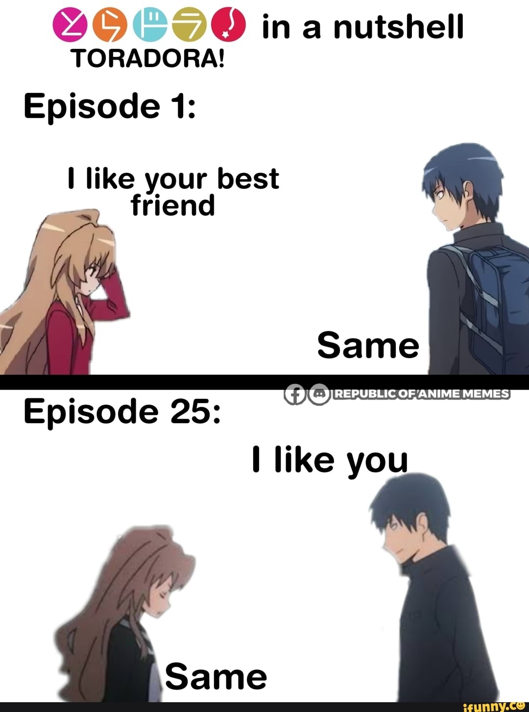 Toradora memes. Best Collection of funny Toradora pictures on iFunny Brazil