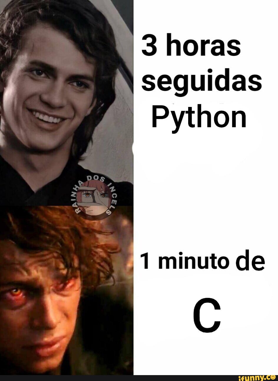 3 horas seguidas Python 1 minuto de iFunny Brazil