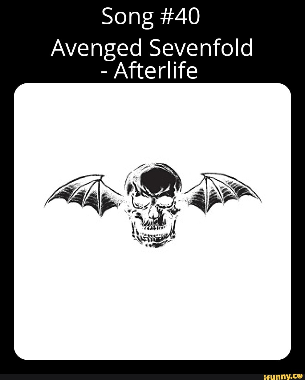 Song #40 Avenged Sevenfold - Afterlife - iFunny Brazil