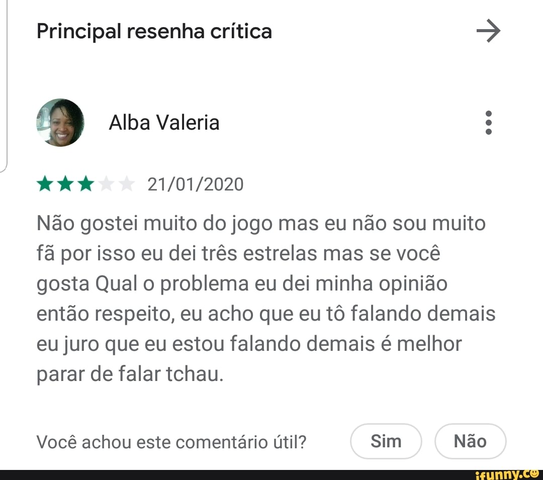 Eu quando encontro um novo jogo que eu gostei muito QUANDO VOCÊ SE