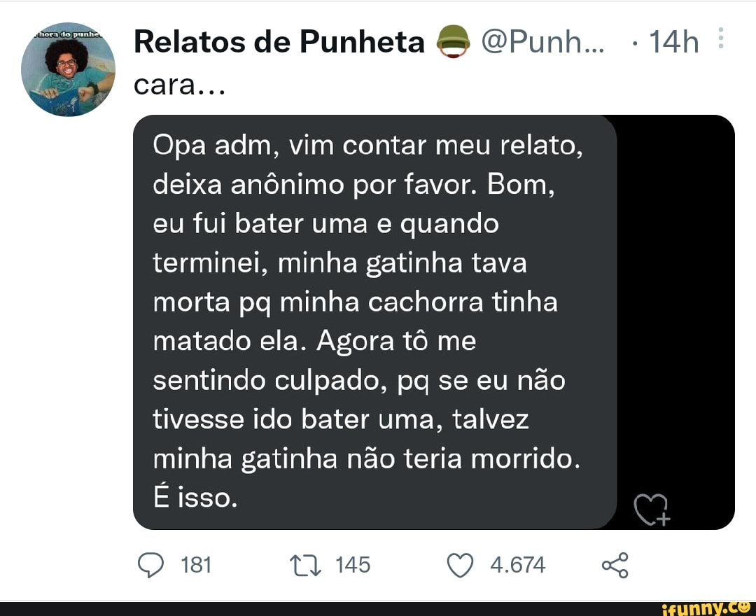 Relatos de Punheta OPunh... cara... Opa adm, vim contar meu relato, deixa  anônimo por favor. Bom,